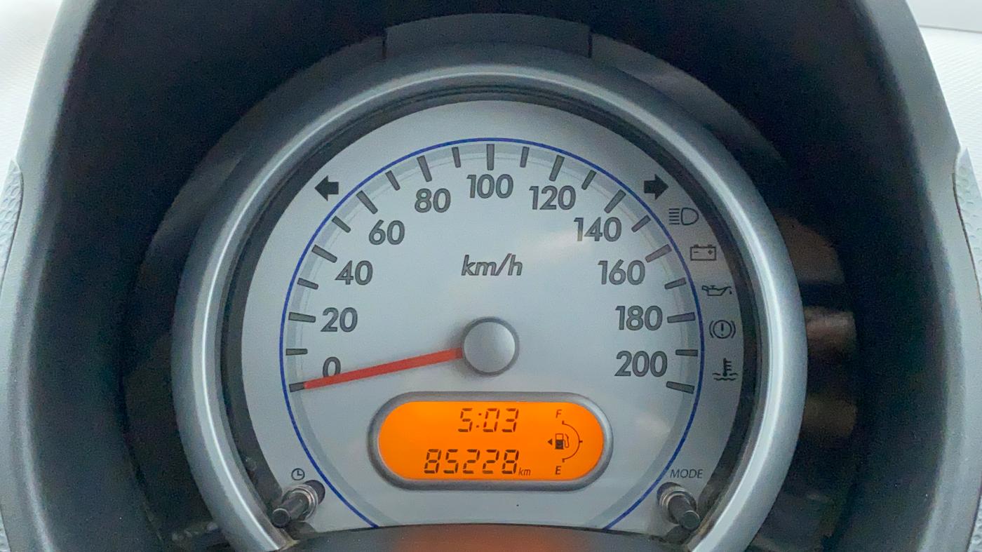 2013 Maruti Ritz ZXI, Petrol, Manual, 85,420 km, Odometer Image