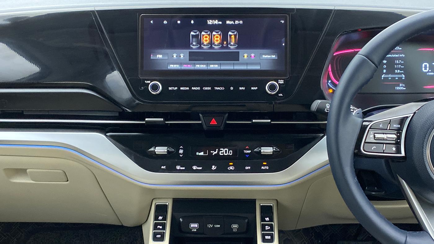 2022 KIA CARENS LUXURY PLUS 1.5D AT 7STR, Diesel, Automatic, 15,574 km, Air Conditioner