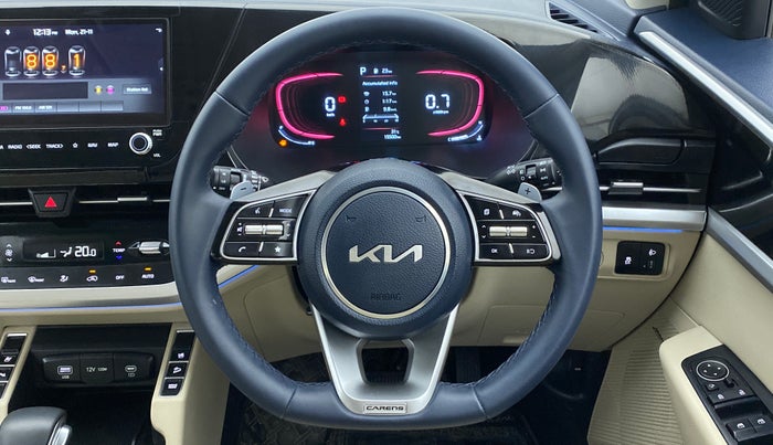 2022 KIA CARENS LUXURY PLUS 1.5D AT 7STR, Diesel, Automatic, 15,574 km, Steering Wheel Close Up