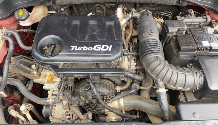 2021 KIA SONET HTX 1.0 IMT, Petrol, Manual, 16,868 km, Engine View