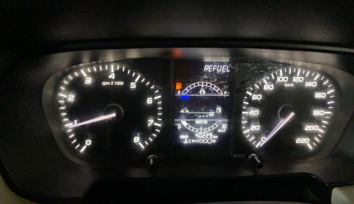 2022 Tata PUNCH ACCOMPLISHED MT, Petrol, Manual, 40,218 km, Odometer Image