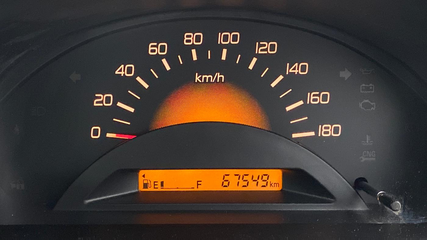 2014 Maruti Wagon R 1.0 LXI CNG, CNG, Manual, 67,710 km, Odometer Image