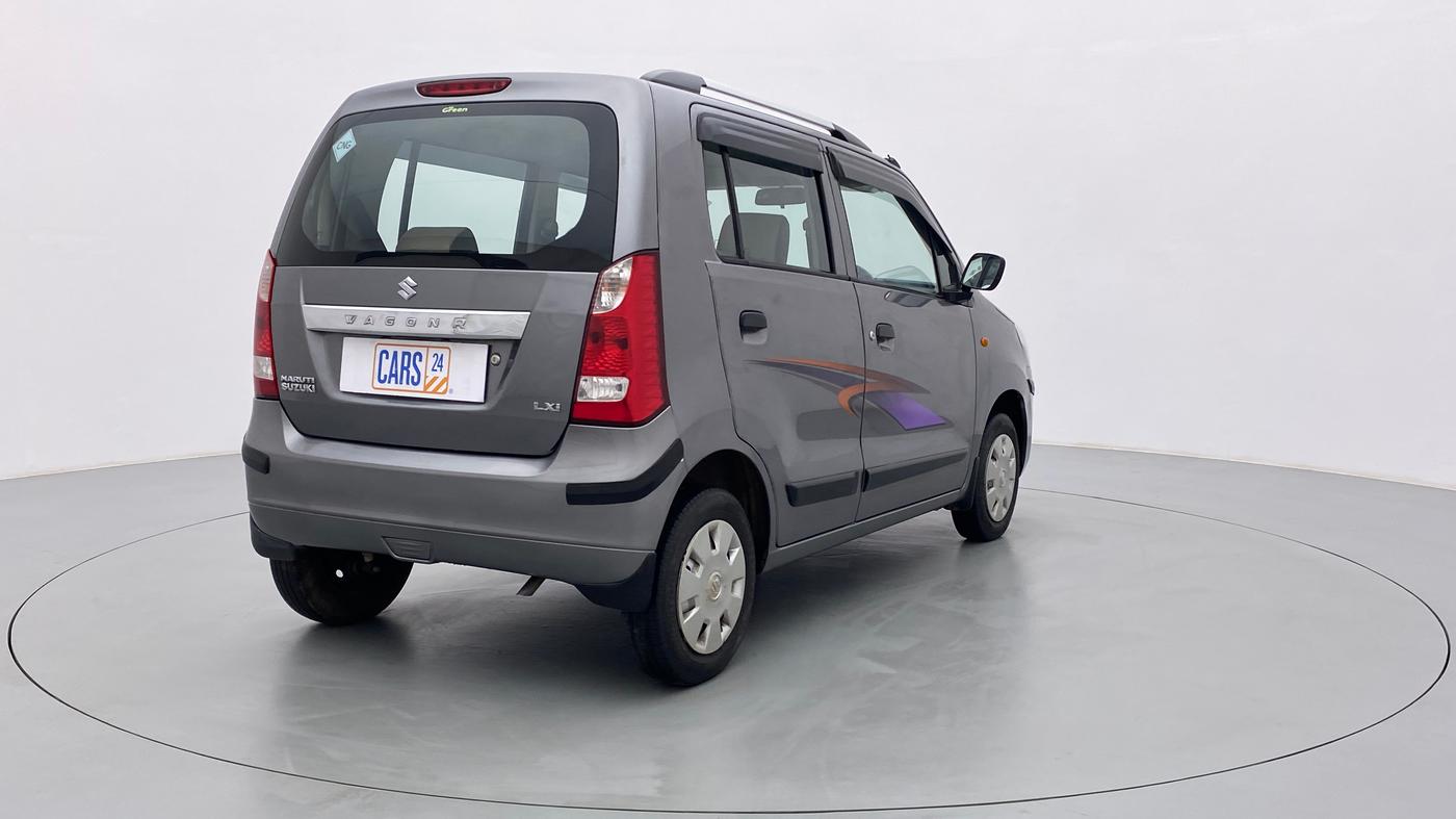 2014 Maruti Wagon R 1.0 LXI CNG, CNG, Manual, 67,710 km, Right Back Diagonal