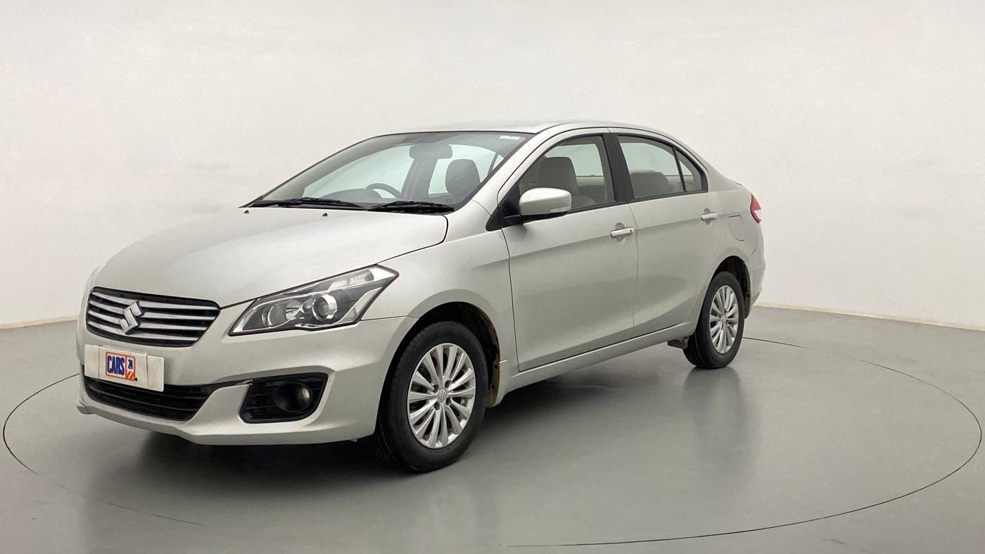 2017 Maruti Ciaz ZETA 1.4 VVT AMT, Petrol, Automatic, 59,206 km, Left Front Diagonal