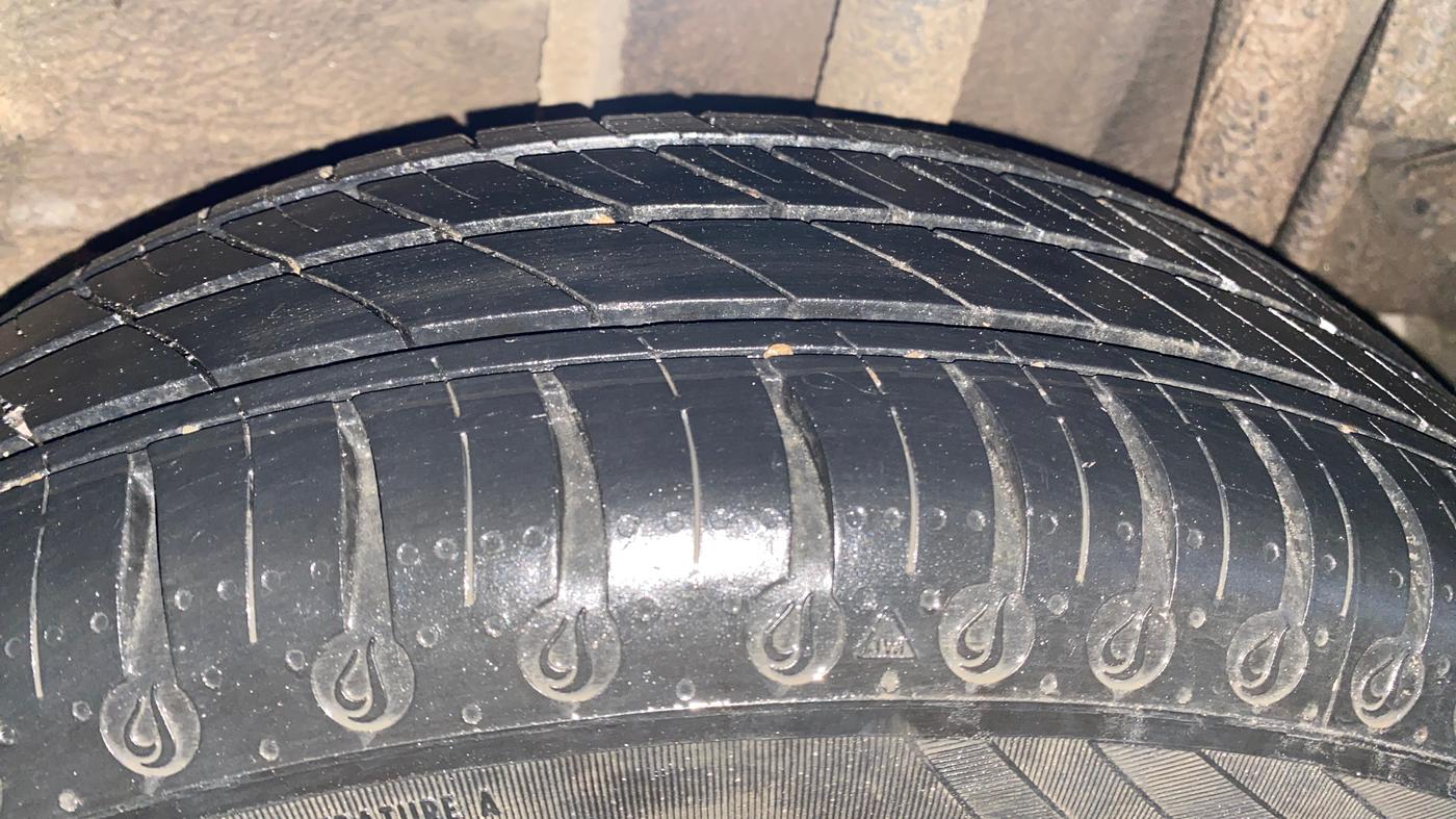 2022 Tata Tiago XT RHYTHM PETROL, Petrol, Manual, 14,740 km, Left Rear Tyre Tread