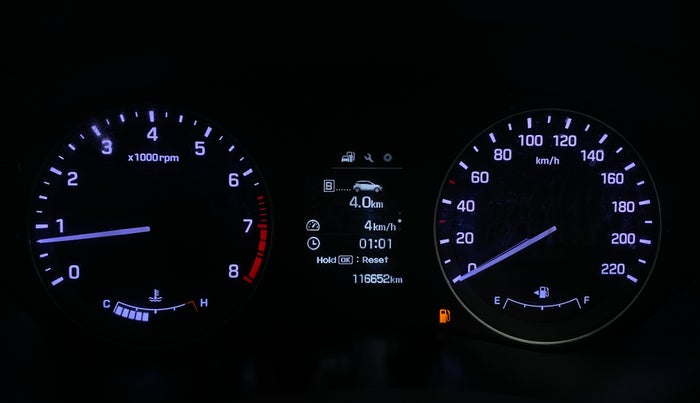 2016 Hyundai Elite i20 ASTA 1.2 (O), Petrol, Manual, 1,16,648 km, Odometer Image