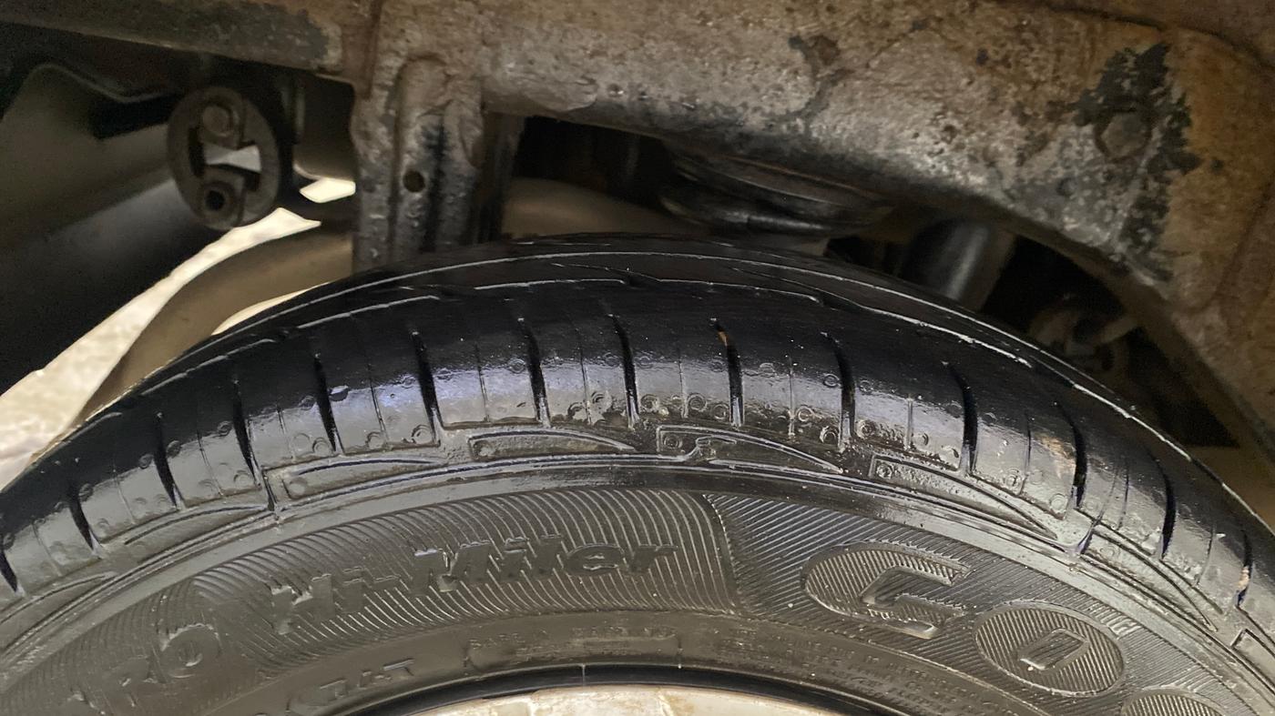 2022 Maruti Alto LXI CNG, CNG, Manual, 75,443 km, Right Rear Tyre Tread