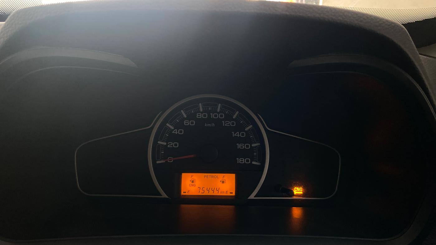 2022 Maruti Alto LXI CNG, CNG, Manual, 75,443 km, Odometer Image