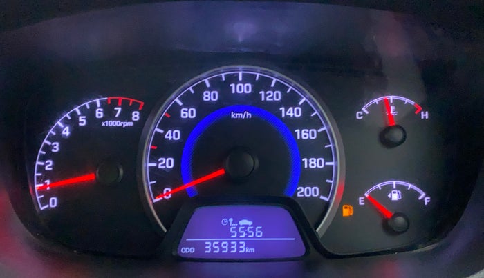 2015 Hyundai Grand i10 SPORTZ 1.2 KAPPA VTVT, Petrol, Manual, 35,933 km, Odometer Image