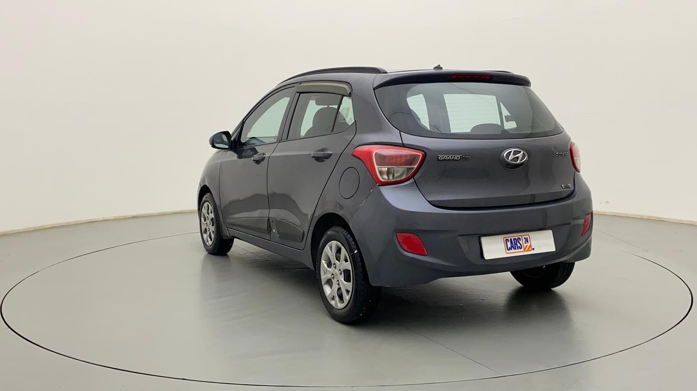 2015 Hyundai Grand i10 SPORTZ 1.2 KAPPA VTVT, Petrol, Manual, 35,933 km, Left Back Diagonal