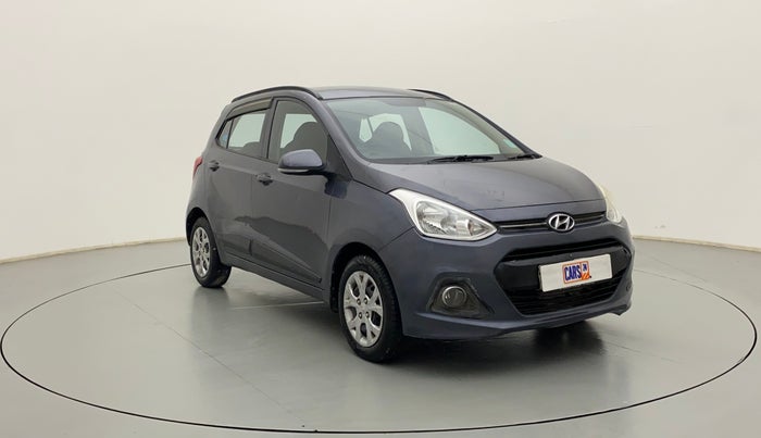 2015 Hyundai Grand i10 SPORTZ 1.2 KAPPA VTVT, Petrol, Manual, 35,933 km, Right Front Diagonal