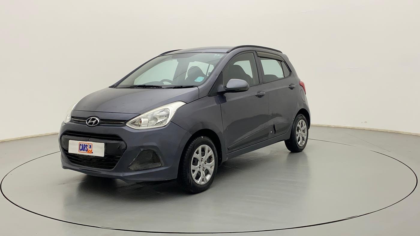 2015 Hyundai Grand i10 SPORTZ 1.2 KAPPA VTVT, Petrol, Manual, 35,933 km, Left Front Diagonal