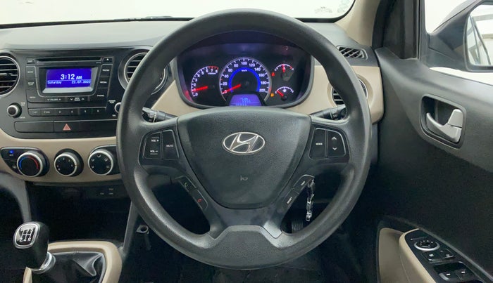 2015 Hyundai Grand i10 SPORTZ 1.2 KAPPA VTVT, Petrol, Manual, 35,933 km, Steering Wheel Close Up