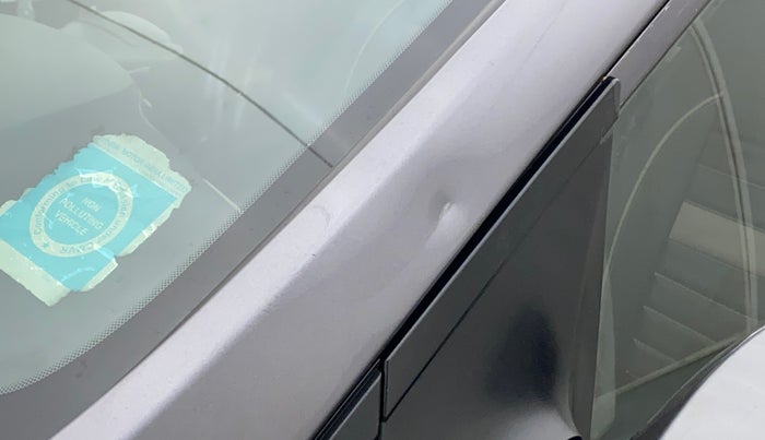 2015 Hyundai Grand i10 SPORTZ 1.2 KAPPA VTVT, Petrol, Manual, 35,933 km, Left A pillar - Slightly dented