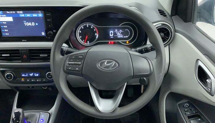 2020 Hyundai GRAND I10 NIOS SPORTZ AMT 1.2 KAPPA VTVT, Petrol, Automatic, 22,849 km, Steering Wheel Close Up