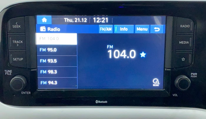 2020 Hyundai GRAND I10 NIOS SPORTZ AMT 1.2 KAPPA VTVT, Petrol, Automatic, 22,849 km, Infotainment System