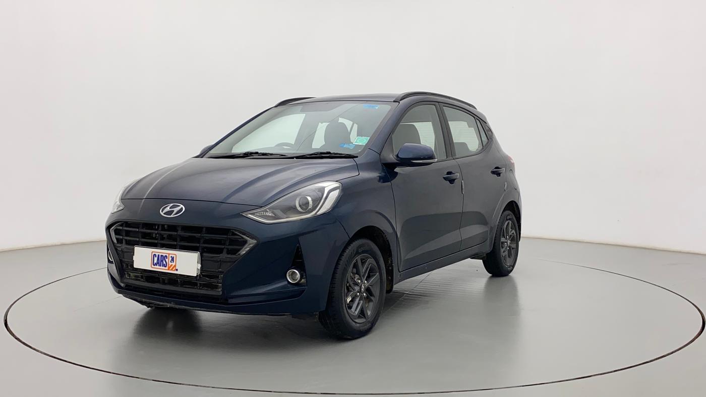 2020 Hyundai GRAND I10 NIOS SPORTZ AMT 1.2 KAPPA VTVT, Petrol, Automatic, 22,849 km, Left Front Diagonal