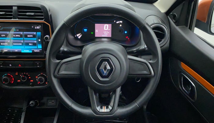 2020 Renault Kwid CLIMBER 1.0 AMT (O), Petrol, Automatic, 11,047 km, Steering Wheel Close Up