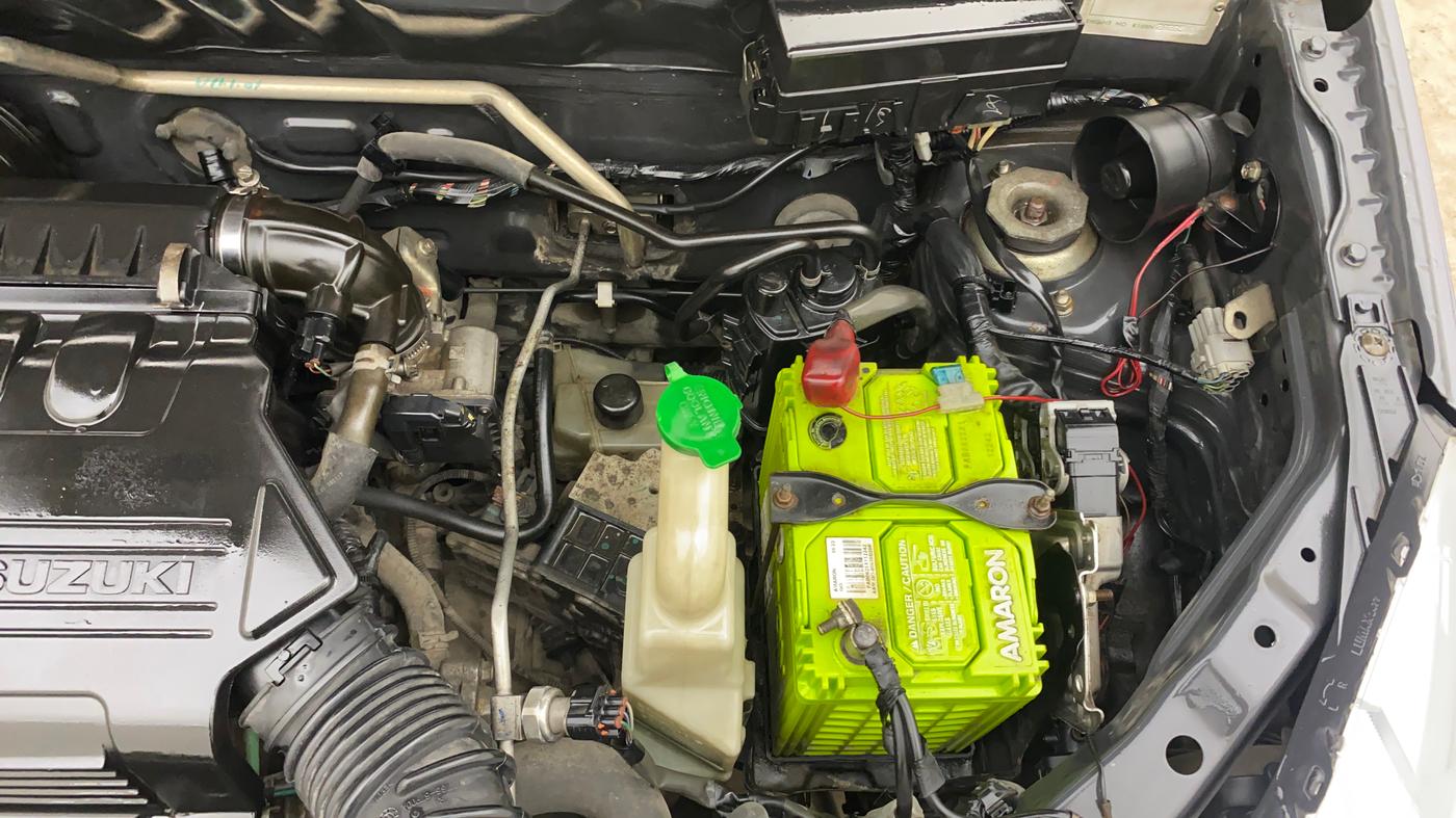 2017 Maruti Alto K10 VXI (O) AMT, Petrol, Automatic, 51,129 km, Engine View - Left
