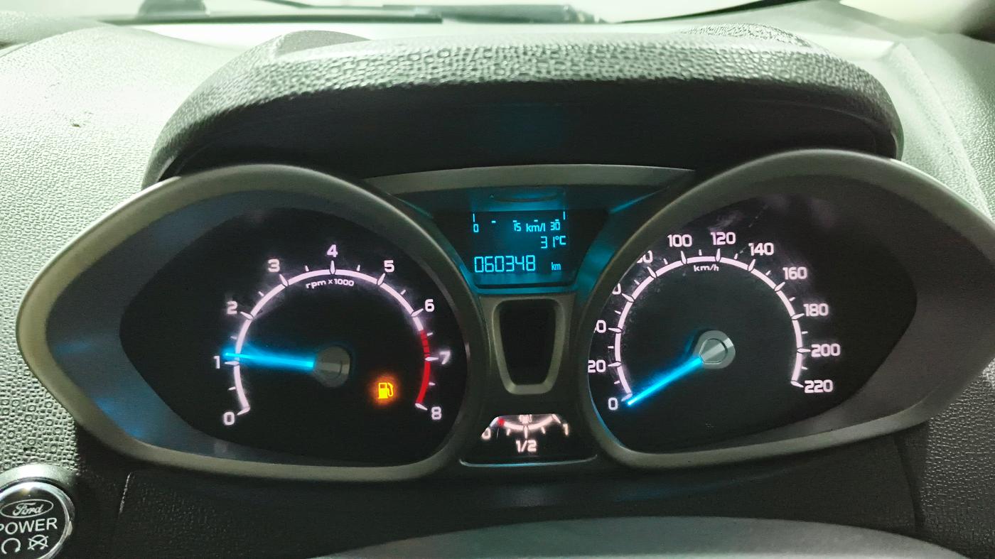 2013 Ford Ecosport TITANIUM 1.0L ECOBOOST (OPT), Petrol, Manual, 60,341 km, Odometer Image