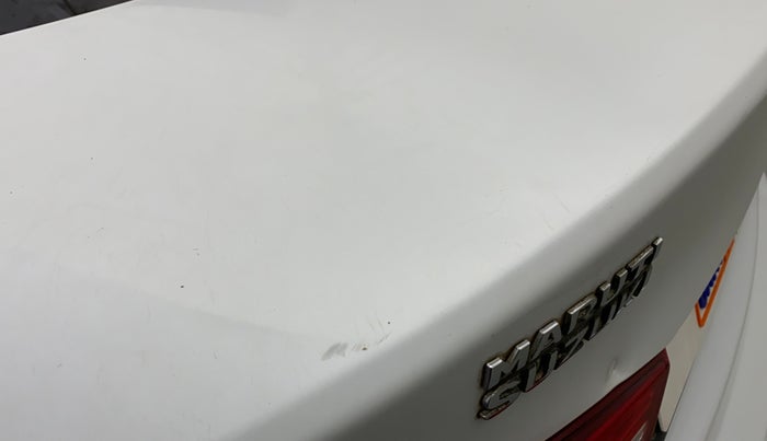 2015 Maruti Ciaz VXI, Petrol, Manual, 78,426 km, Dicky (Boot door) - Slightly dented