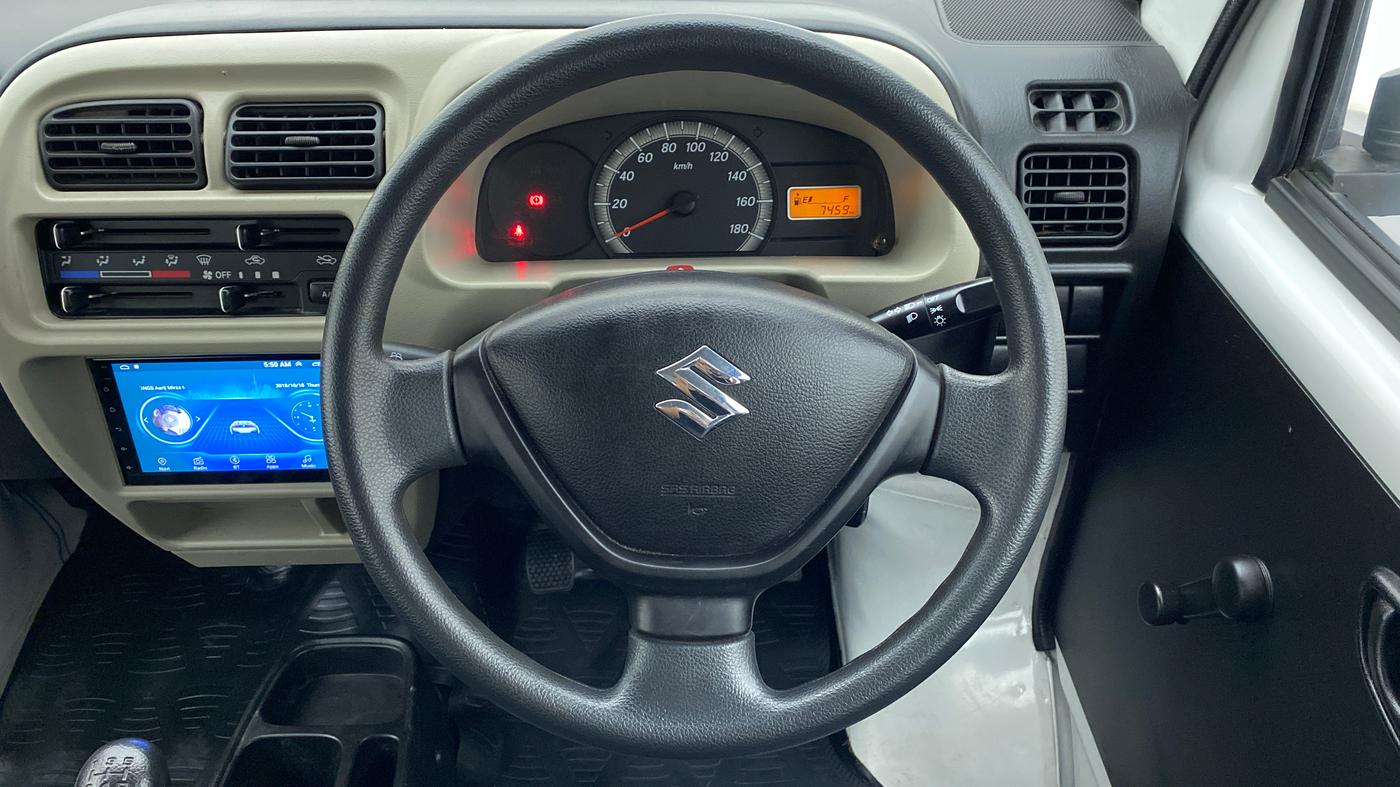 2021 Maruti Eeco 5 STR WITH AC PLUSHTR, Petrol, Manual, 7,797 km, Steering Wheel Close Up