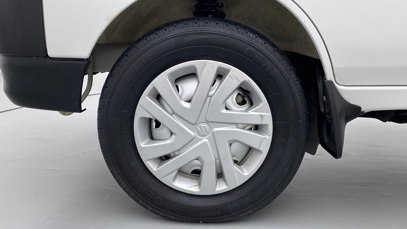 2021 Maruti Eeco 5 STR WITH AC PLUSHTR, Petrol, Manual, 7,797 km, Left Front Wheel