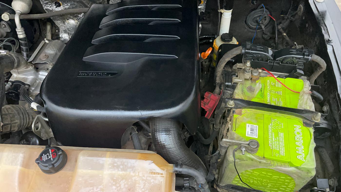 2022 Mahindra Thar LX PETROL HT 4WD AT, Petrol, Automatic, 47,201 km, Engine View - Left