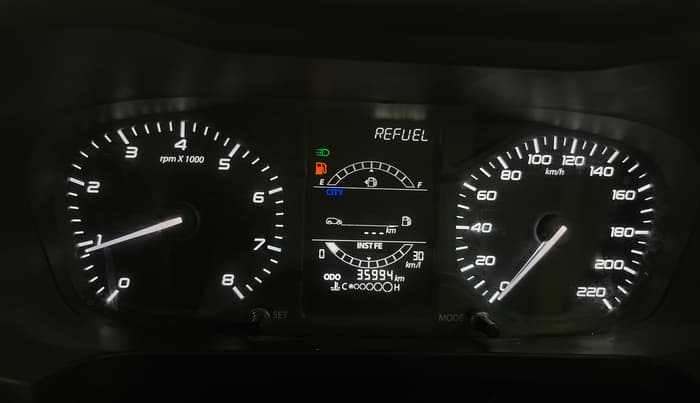 2021 Tata ALTROZ XT PETROL, CNG, Manual, 35,938 km, Odometer Image