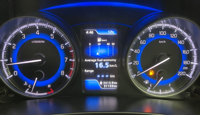 2018 Maruti Baleno ALPHA PETROL 1.2, CNG, Manual, 57,108 km, Odometer Image