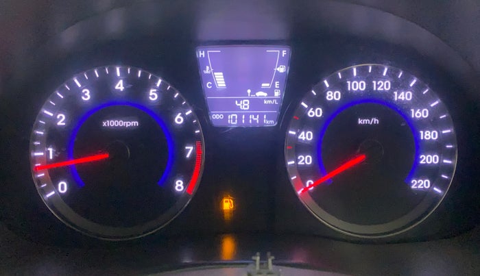 2014 Hyundai Verna FLUIDIC 1.6 VTVT SX, Petrol, Manual, 1,01,092 km, Odometer Image