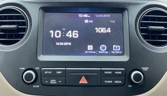 2017 Hyundai Grand i10 ASTA 1.2 VTVT, Petrol, Manual, 98,015 km, Infotainment System