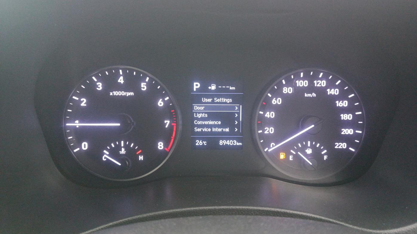 2019 Hyundai Verna 1.6 VTVT SX + AT, Petrol, Automatic, 89,440 km, Odometer Image