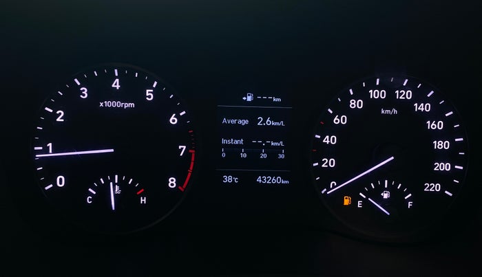 2018 Hyundai Verna 1.6 VTVT SX O, Petrol, Manual, 43,257 km, Odometer Image