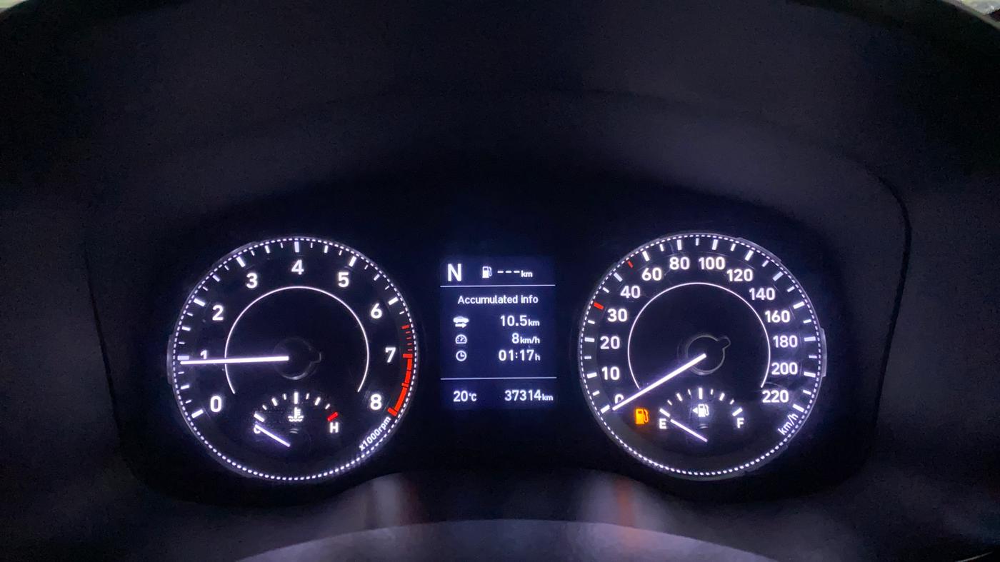 2021 Hyundai VENUE SX 1.0 TURBO IMT, Petrol, Manual, 37,318 km, Odometer Image