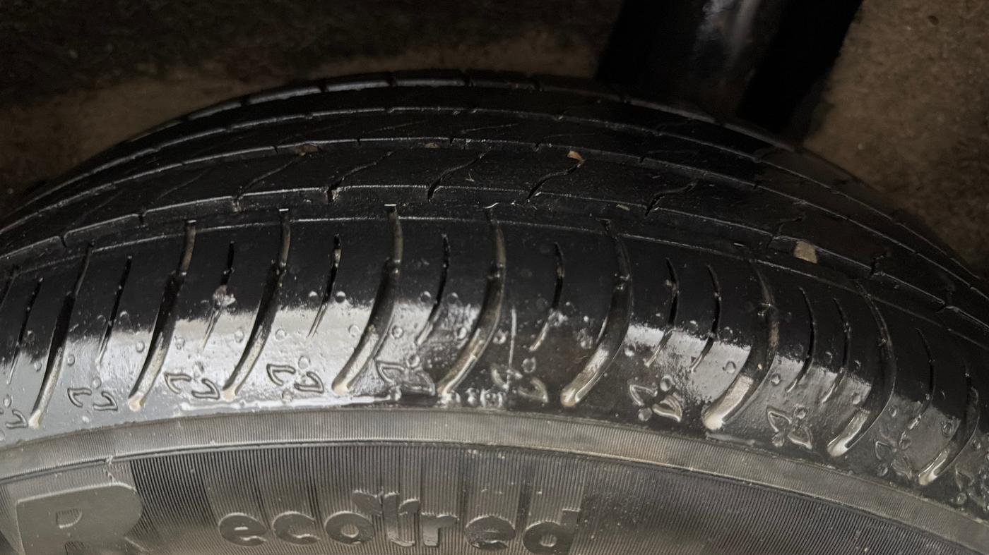 2019 Toyota Glanza V CVT, Petrol, Automatic, 73,010 km, Left Rear Tyre Tread