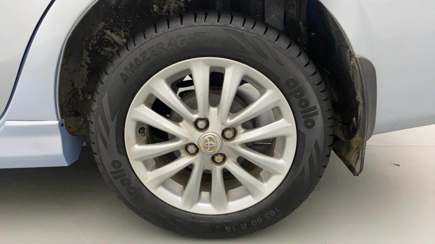 2012 Toyota Etios VX, Petrol, Manual, 38,871 km, Left Rear Wheel