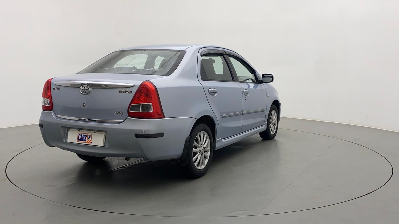 2012 Toyota Etios VX, Petrol, Manual, 38,871 km, Right Back Diagonal