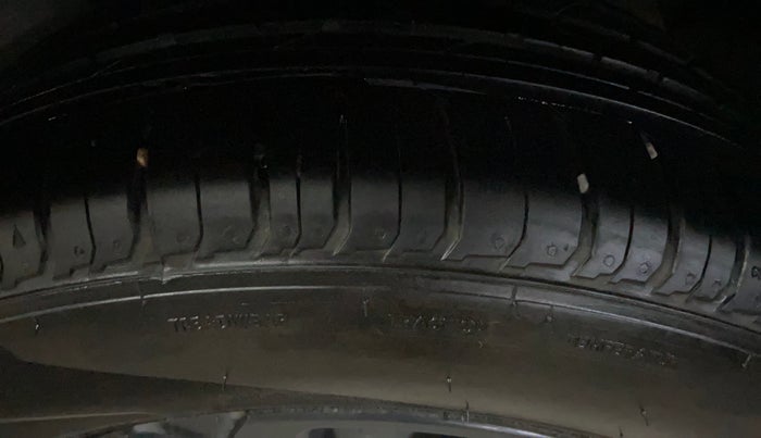 2021 Tata NEXON XZA PLUS (O) PETROL DARK EDITION, Petrol, Automatic, 87,304 km, Left Rear Tyre Tread