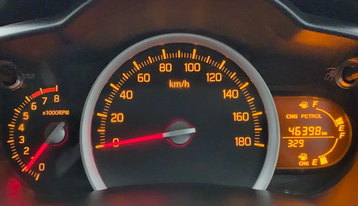 2019 Maruti Celerio VXI CNG, CNG, Manual, 46,397 km, Odometer Image