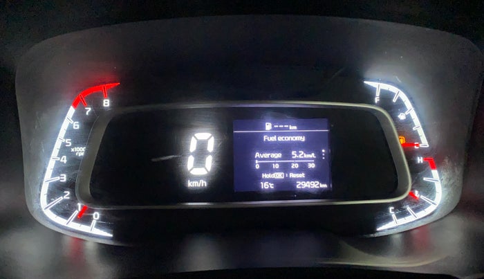 2021 KIA SONET HTK 1.2, Petrol, Manual, 29,485 km, Odometer Image