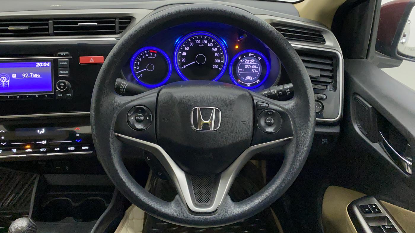 2016 Honda City 1.5L I-VTEC V MT, Petrol, Manual, 50,488 km, Steering Wheel Close Up