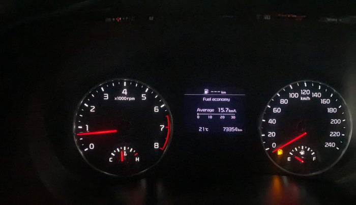 2020 KIA SELTOS HTK PLUS 1.5, Petrol, Manual, 73,344 km, Odometer Image