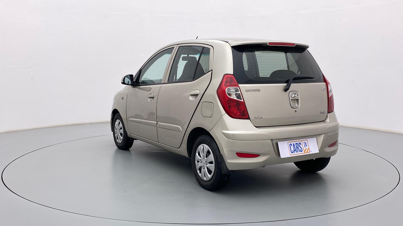 2012 Hyundai i10 SPORTZ 1.2 AT, Petrol, Automatic, 76,041 km, Left Back Diagonal