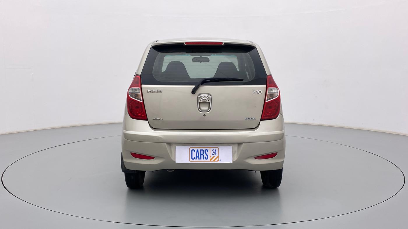 2012 Hyundai i10 SPORTZ 1.2 AT, Petrol, Automatic, 76,041 km, Back/Rear