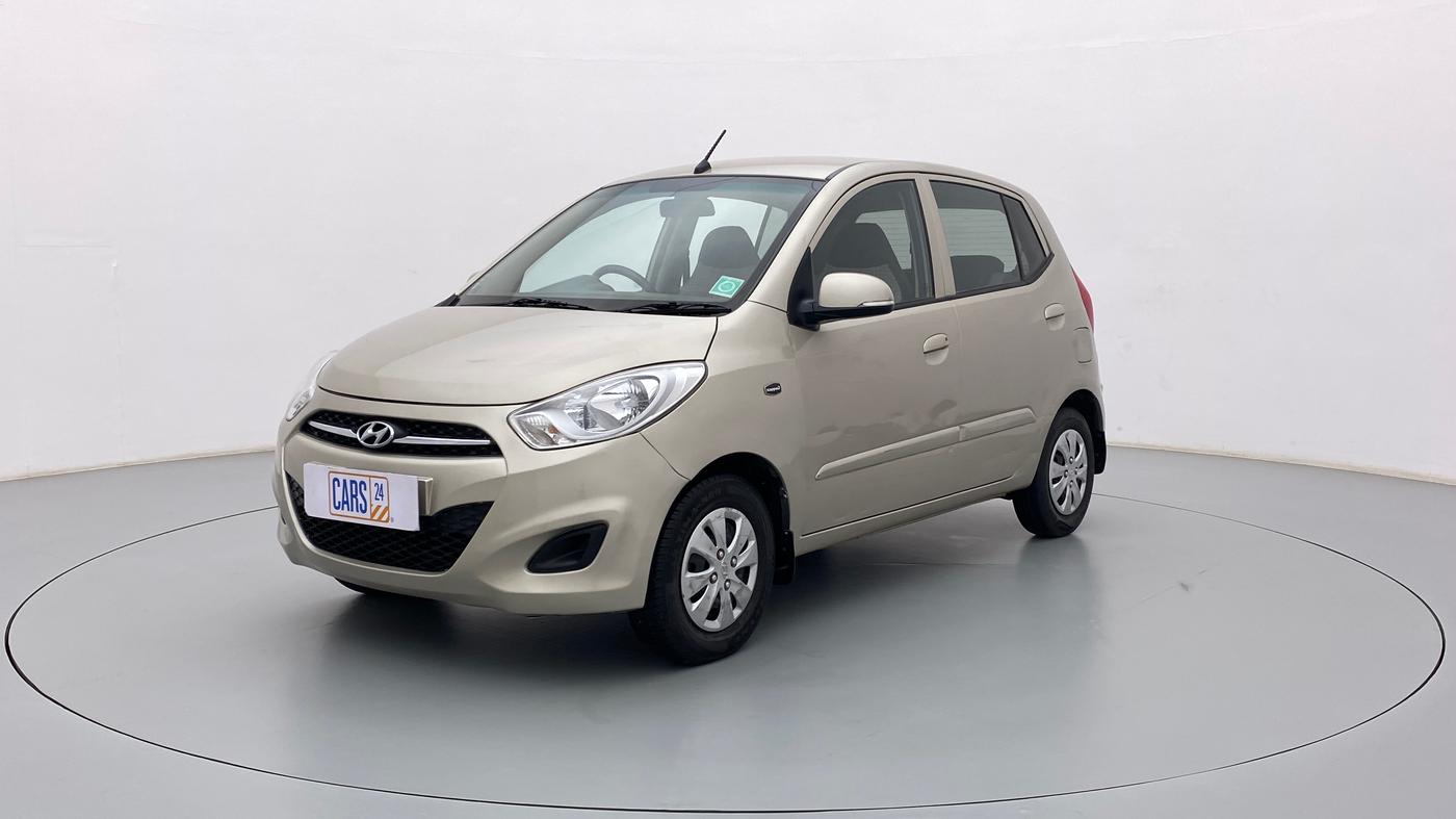 2012 Hyundai i10 SPORTZ 1.2 AT, Petrol, Automatic, 76,041 km, Left Front Diagonal