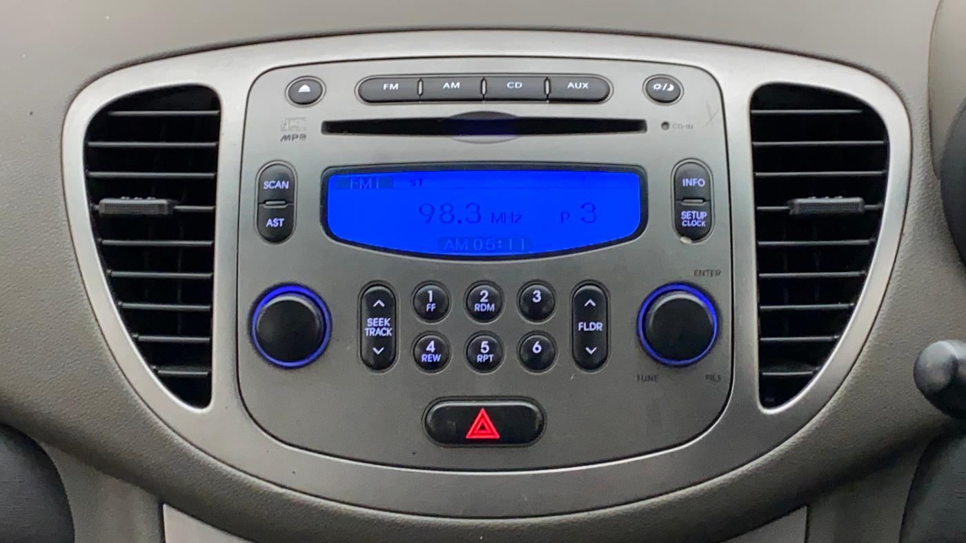 2012 Hyundai i10 SPORTZ 1.2, Petrol, Manual, 67,506 km, Infotainment System