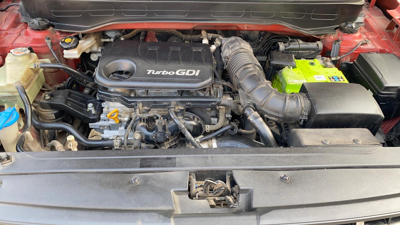 2019 Hyundai VENUE SX PLUS 1.0 TURBO DCT DUAL TONE, Petrol, Automatic, 29,601 km, Engine View