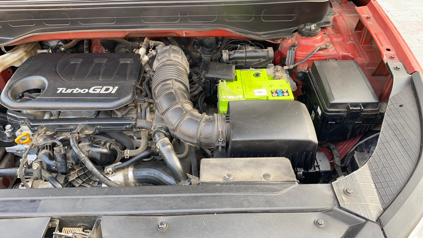 2019 Hyundai VENUE SX PLUS 1.0 TURBO DCT DUAL TONE, Petrol, Automatic, 29,601 km, Engine View - Left
