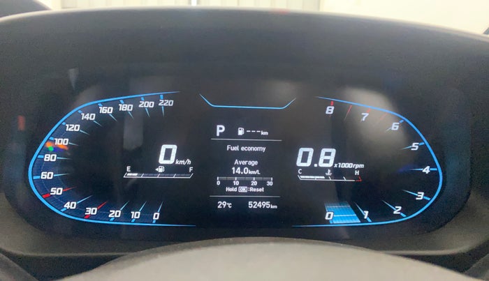 2021 Hyundai NEW I20 ASTA (O) 1.0 TURBO GDI DCT, Petrol, Automatic, 52,495 km, Odometer Image